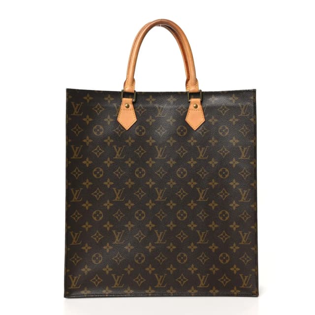 Louis Vuitton Sac Plat Monogram Coated Canvas Bag - Brown in Brown Coated canvas from H&T, photo 1 of 1