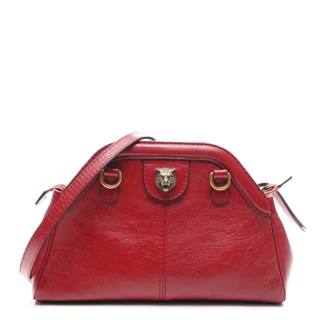Gucci Re(belle) Small Piuma Lux Calfskin Leather Bag - Romantic Cerise in Calfskin from H&T, photo 1 of 1