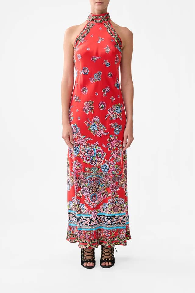 Camilla eBoutique HIGH NECK BIAS DRESS ARTISANS OF ANATOLIA, image 1 of 1 from CAMILLA