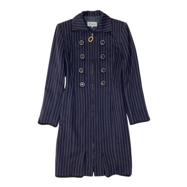 Dior Mademoiselle Front Zip Long Sleeve Dress Double Breasted Decorative Button from The Reluxe, photo 1 of 1