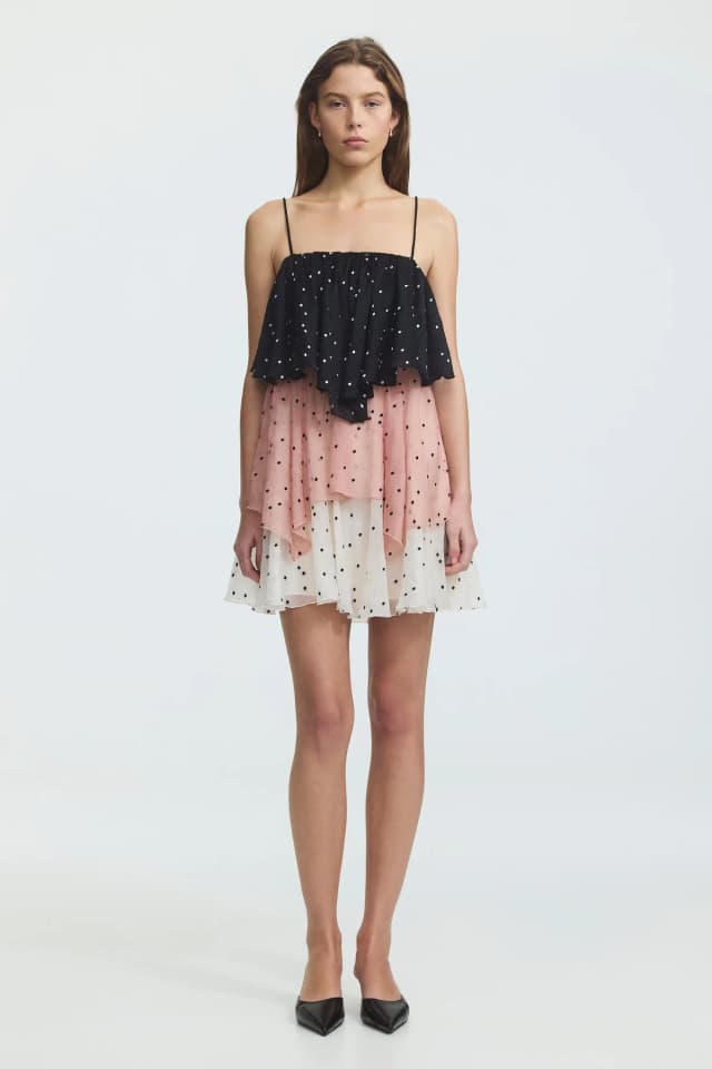 AJE Songstress Mini Dress in MULTI, image 1 of 1 from Aje
