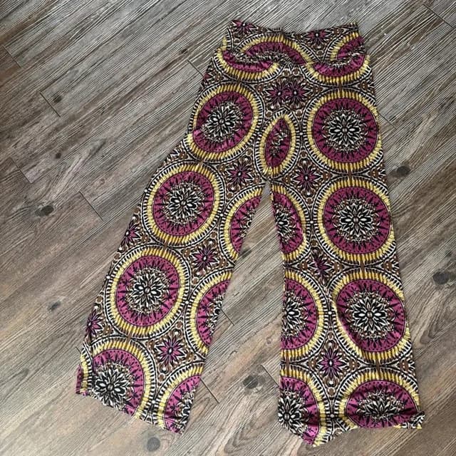 FRED Women's Pants - Multi/Pink - M in multicolor|pink from Depop, photo 1 of 1