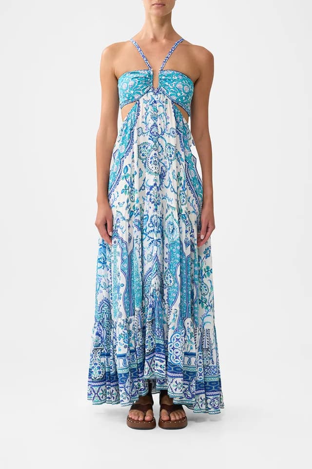 Camilla eBoutique GATHERED CUT OUT DRESS ISNIK LULLABY, image 1 of 1 from CAMILLA