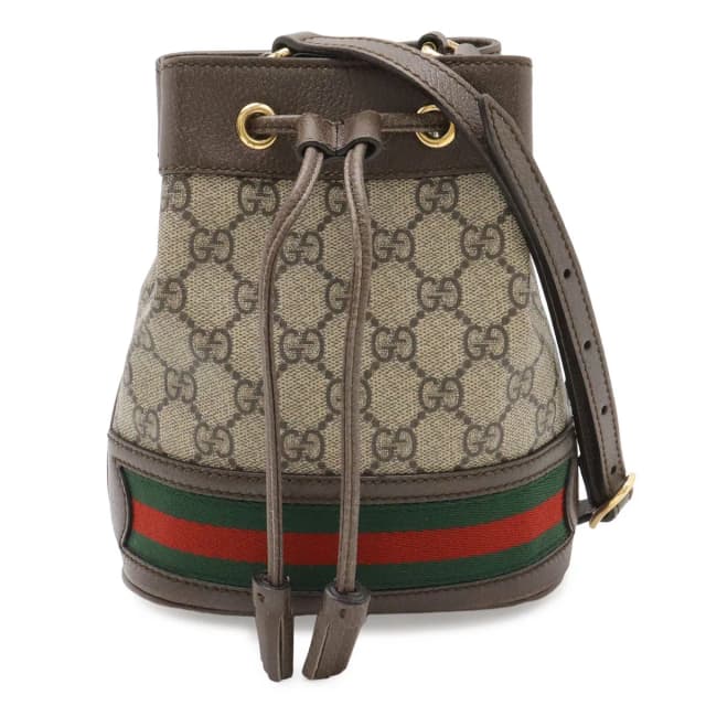 Gucci Ophidia GG Supreme Mini Bucket Bag Beige in Beige Canvas from The Reluxe, photo 1 of 1