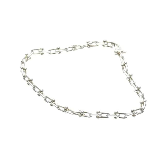 Tiffany & Co. Hardware Micro Bracelet Silver 925 No Stone Charm Bracelet Silver in Silver Silver 925 from Elady, photo 1 of 1