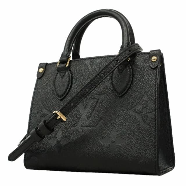 Louis Vuitton Handbag Monogram Empreinte on the Go BB Noir 2-Way Bag in Black from The Reluxe, photo 1 of 1