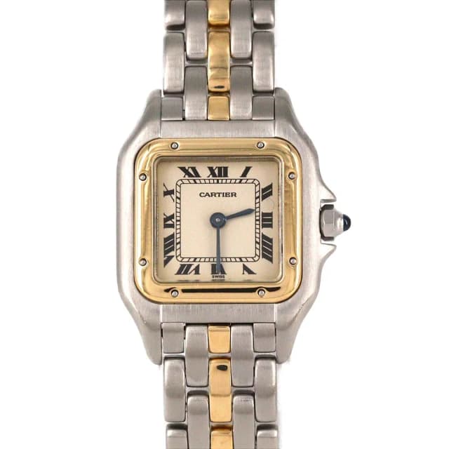 Cartier Panthere SM Stainless Steel Yellow Gold Quartz Watch in Yellow from The Reluxe, photo 1 of 1