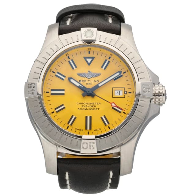 Breitling Avenger A17319 45mm Stainless Steel Watch in Leather from H&T, photo 1 of 1