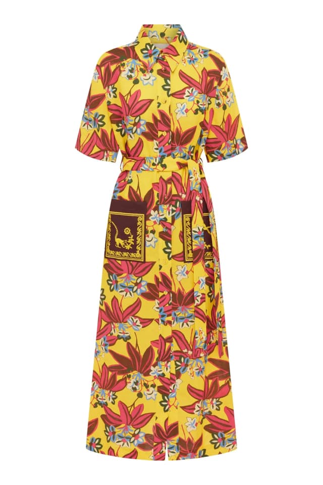 2601 - SUMMER 26 LEO EMBROIDERED SHIRTDRESS, image 1 of 1 from Alemais