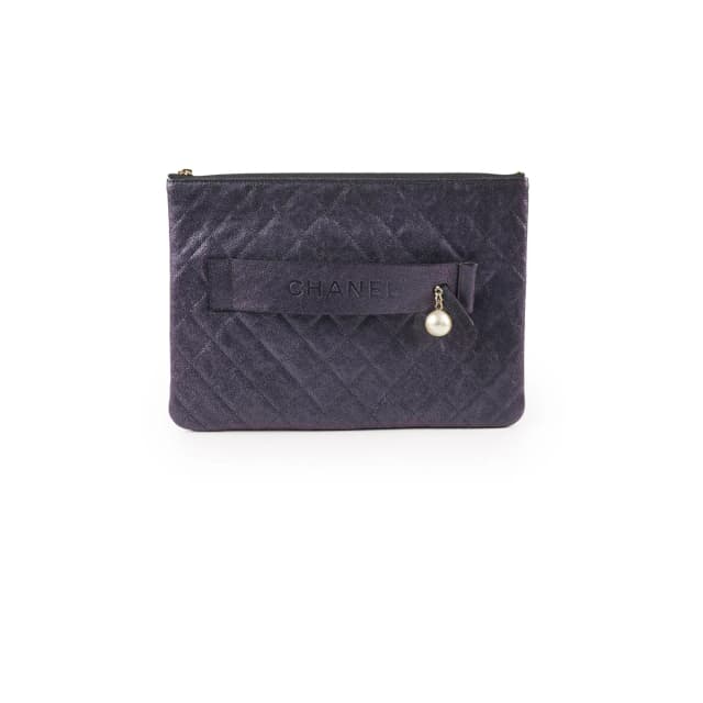 Chanel Caviar O Case in Black Caviar leather from The Purse Affair, photo 1 of 1