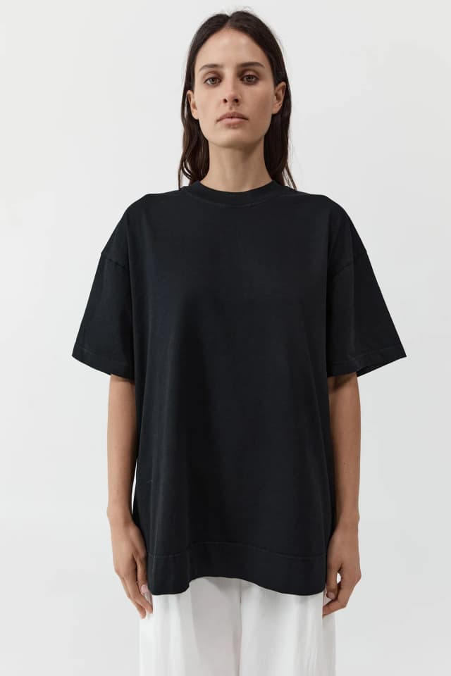 St Agni Homme Tee - Black, image 1 of 1 from St. Agni