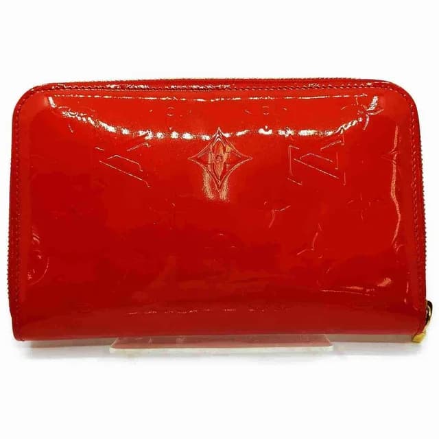 Louis Vuitton Monogram Vernis Red Zippy Organizer Wallet Zip Around GM in Red from Bagriculture, photo 1 of 1