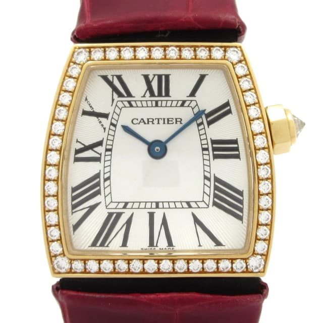 Cartier Watch la Dona SM Silver in Silver Leather from The Reluxe, photo 1 of 1