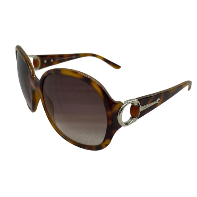 Gucci Sunglasses S Tortoiseshell Brown Silver Eyewear in Brown from The Reluxe, photo 1 of 1