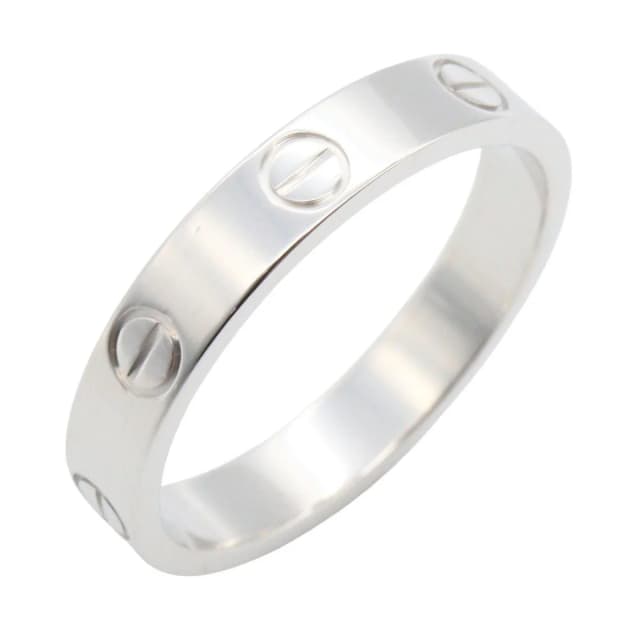 Cartier Ring Mini Love 18K White Gold in White from The Reluxe, photo 1 of 1