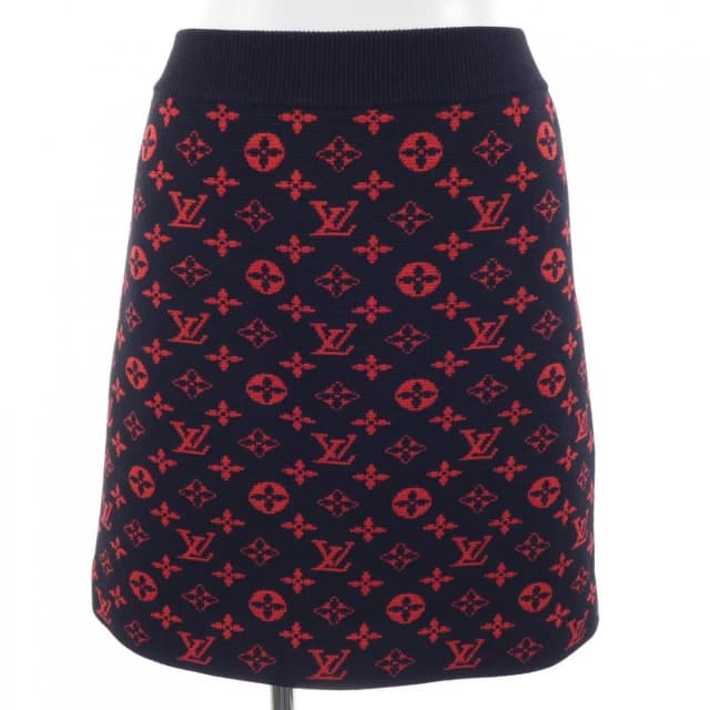 Louis Vuitton Monogram Wool Knit A-Line Skirt in Wool from The Reluxe, photo 1 of 1