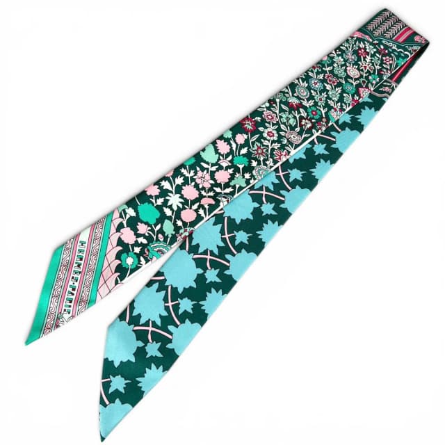 Hermès Tapis Persans Persian Rug Silk 100% Twilly Scarf Multicolor in Multicolor Silk from The Reluxe, photo 1 of 1