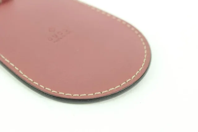Gucci Mauve Clochette Luggage Tag from Reversible Supreme GG Tote in Leather from Bagriculture, photo 1 of 1