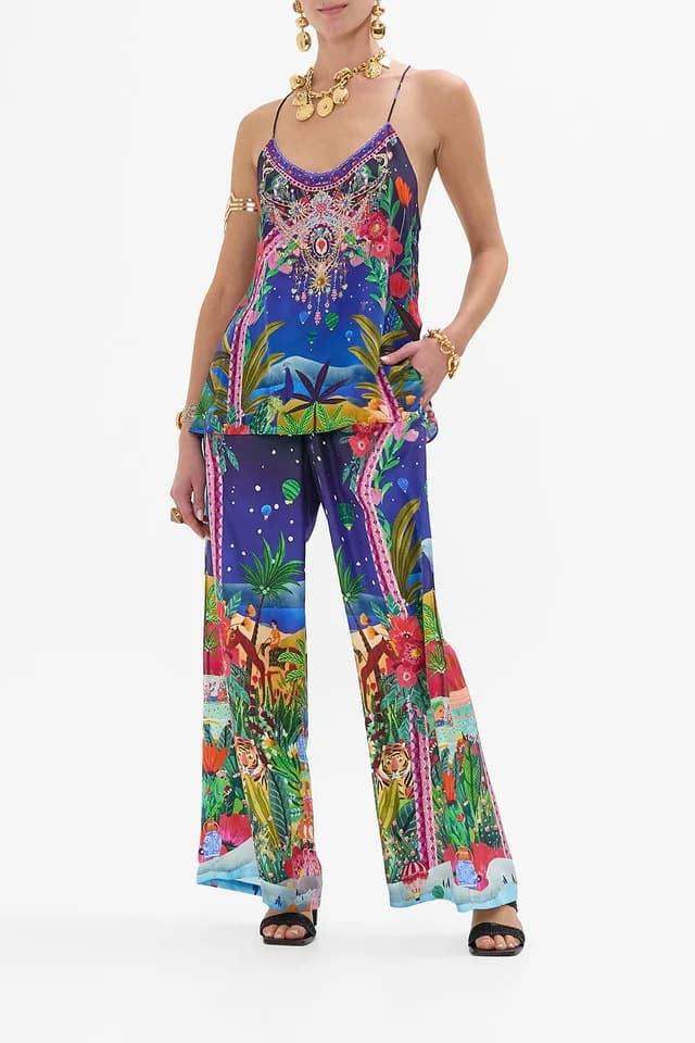 Camilla eBoutique STRAIGHT LEG PANT MIDNIGHT MUSES, image 1 of 1 from CAMILLA