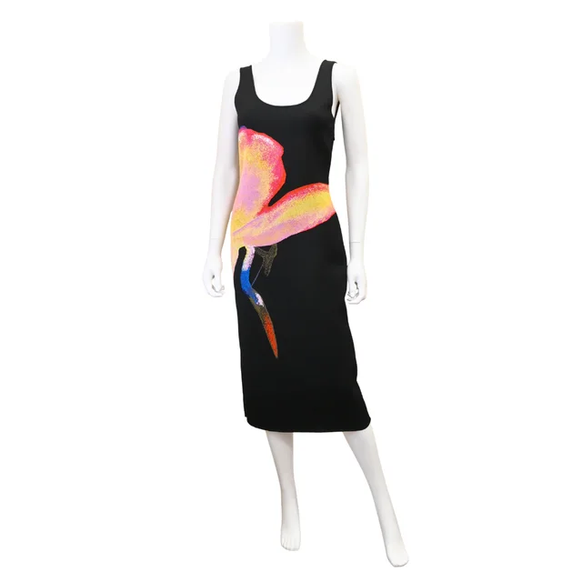 Alexander McQueen Solarized Orchid Jacquard Dress from Clotheshorse Anonymous, photo 1 of 1