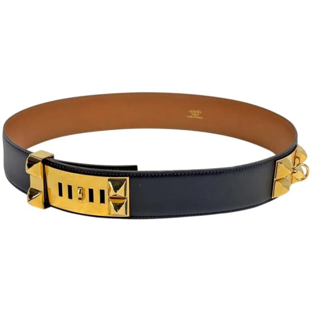 Hermès Collier de Chien Belt in Box leather from The Reluxe, photo 1 of 1