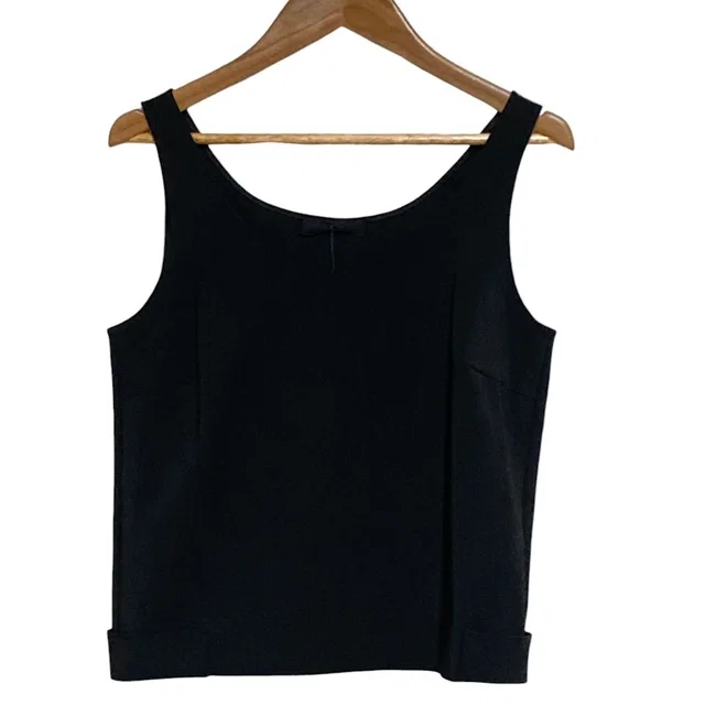 Prada Nylon Tank Top 38 Black in Black Nylon from The Reluxe, photo 1 of 1
