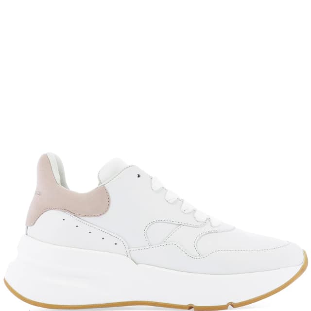 Alexander McQueen Oversized Runner Suede Tab, Patchouli, image 1 of 1 from Cultstatus