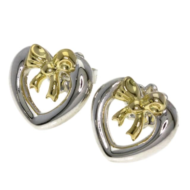 Tiffany & Co. Heart Bow Earrings 18K Yellow Gold in Yellow from The Reluxe, photo 1 of 1