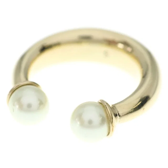 Dior Faux Pearl Ring Gold White in White from The Reluxe, photo 1 of 1