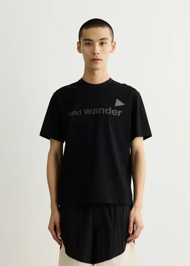 And Wander Ref T-Shirt in black 010, image 1 of 1 from Incu