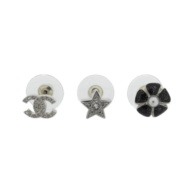 Chanel Earrings Silver in Silver from The Reluxe, photo 1 of 1