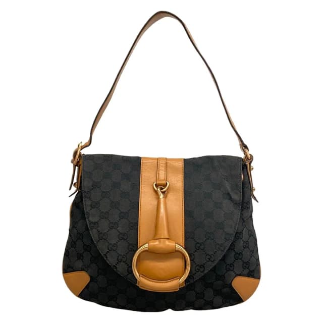 Gucci Shoulder Bag Horsebit Navy Leather in Navy Leather from The Reluxe, photo 1 of 1