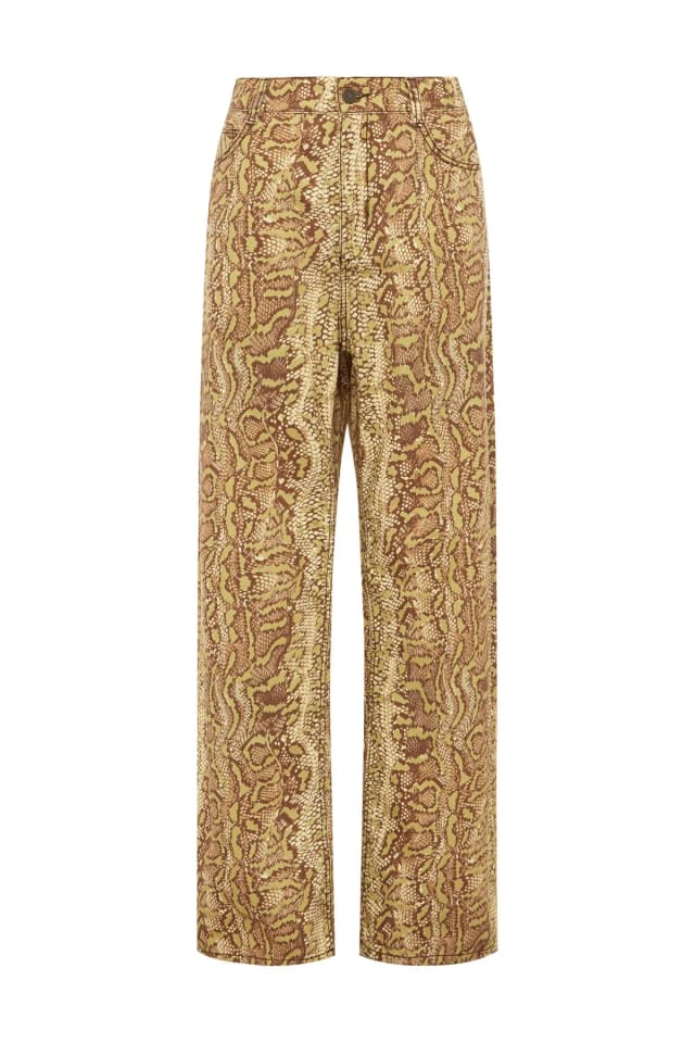 2601 - SUMMER 26 BOA DENIM MID RISE JEAN, image 1 of 1 from Alemais