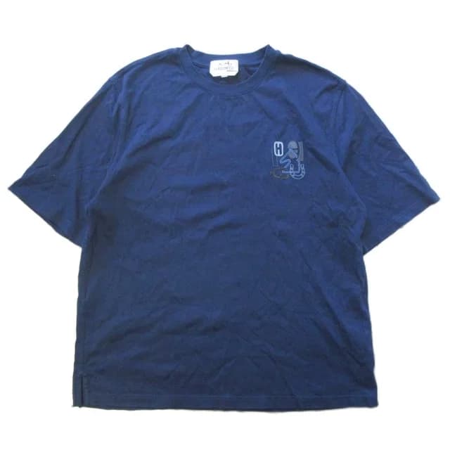 Hermès Puzzle T-Shirt Leather Patch Mini Navy in Navy Leather from The Reluxe, photo 1 of 1