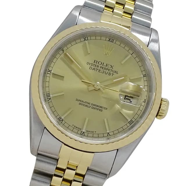 Rolex Datejust T Watch Automatic Stainless Steel Gold YG Combination in Gold from The Reluxe, photo 1 of 1