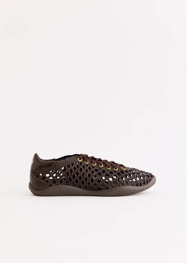 Adidas x Wales Bonner Karintha Basketry 'Dark Brown' Sneakers in dark brown/dark brown/dark bro, image 1 of 1 from Incu