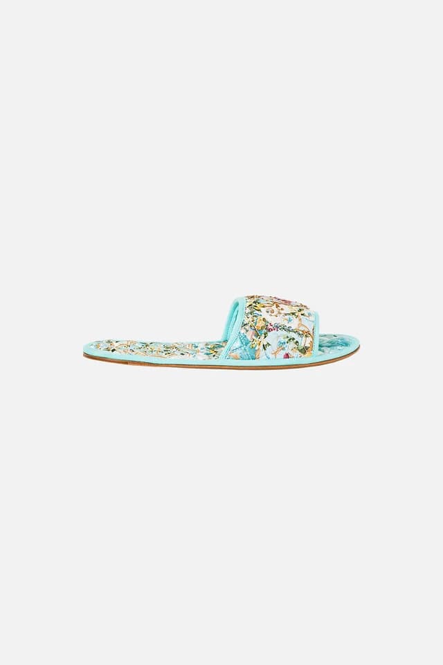 Camilla eBoutique SLIPPERS WITH TRAVEL CASE VENUS ON A VESPA, image 1 of 1 from CAMILLA