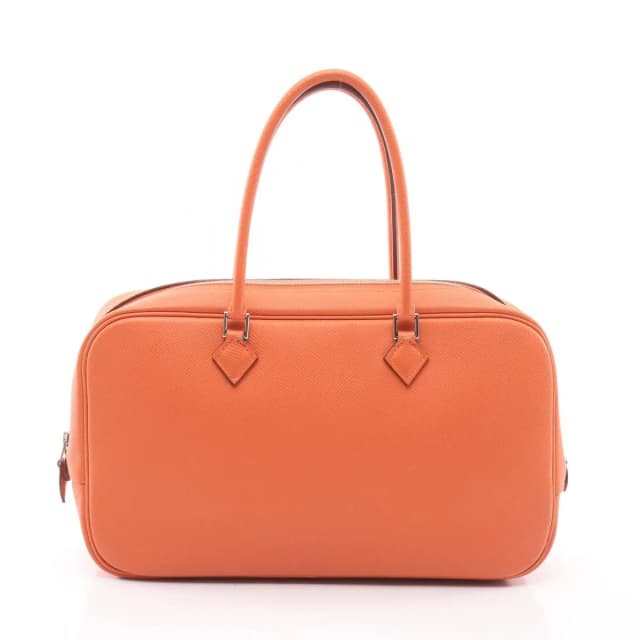 Hermès Handbag Plume Elan 28 Orange Calfskin in Orange Calfskin from The Reluxe, photo 1 of 1