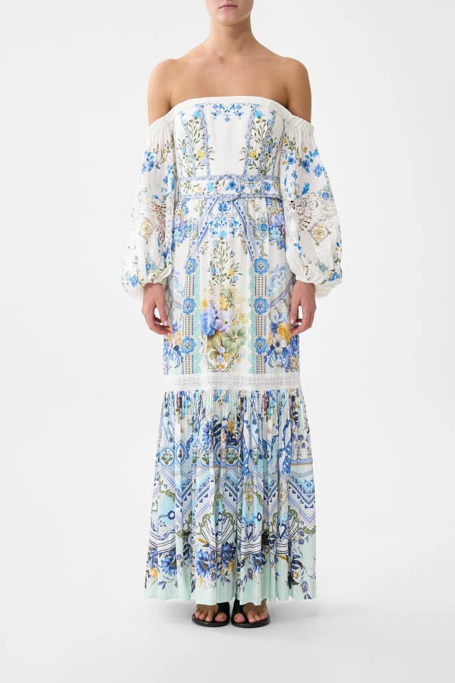 Camilla eBoutique PUFF SLEEVE CORSET DRESS MY HOMESPUN HEART, image 1 of 1 from CAMILLA