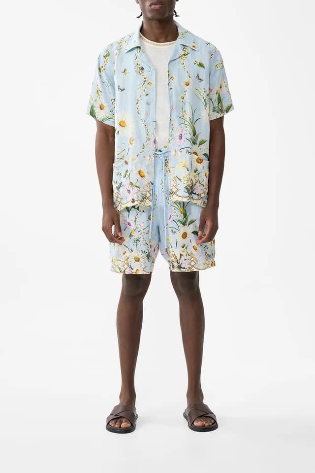 Camilla eBoutique LONG WALK SHORT WITH ELASTIC BACK FLORAL FREEFALL, image 1 of 1 from CAMILLA