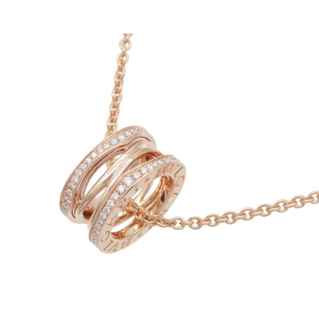 Bvlgari B.zero1 B-zero Necklace Pink Gold 18K Diamond One Legend in Pink from The Reluxe, photo 1 of 1