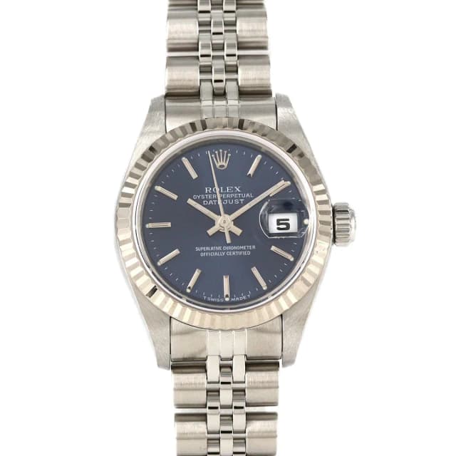 Rolex Datejust 79174 SSxWG Automatic A No in Dial color: Blue Case: Stainless steel x white gold Bracelet: stainless steel from KOMEHYO, photo 1 of 1