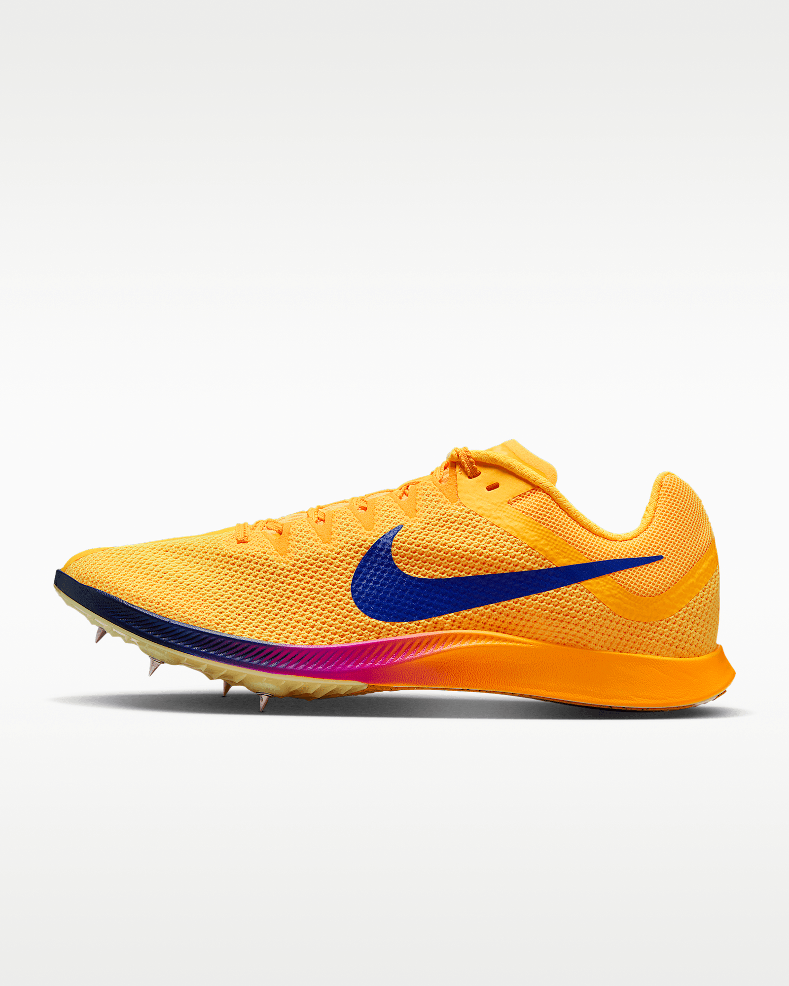 Nike Zoom Rival Distance in Citron Pulse/Hyper Violet/Volt Glow/Indigo Burst, image 1 of 1 from Nike