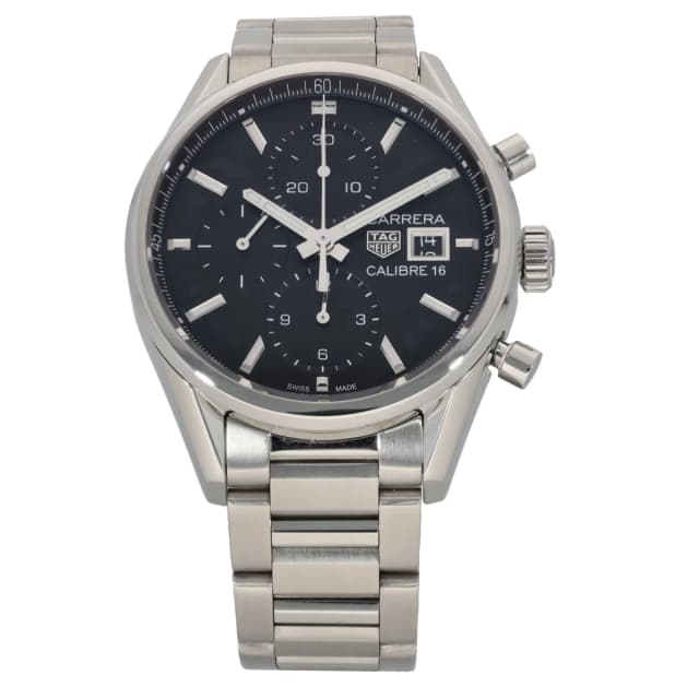 TAG Heuer Carrera CBK2110 41mm Stainless Steel Watch from H&T, photo 1 of 1