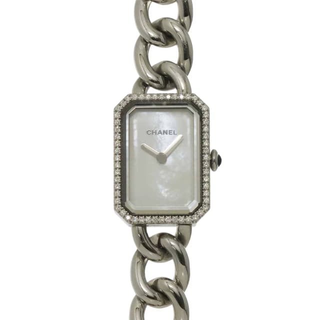 Chanel Premiere Diamond Bezel Watch White Shell Quartz in White from The Reluxe, photo 1 of 1