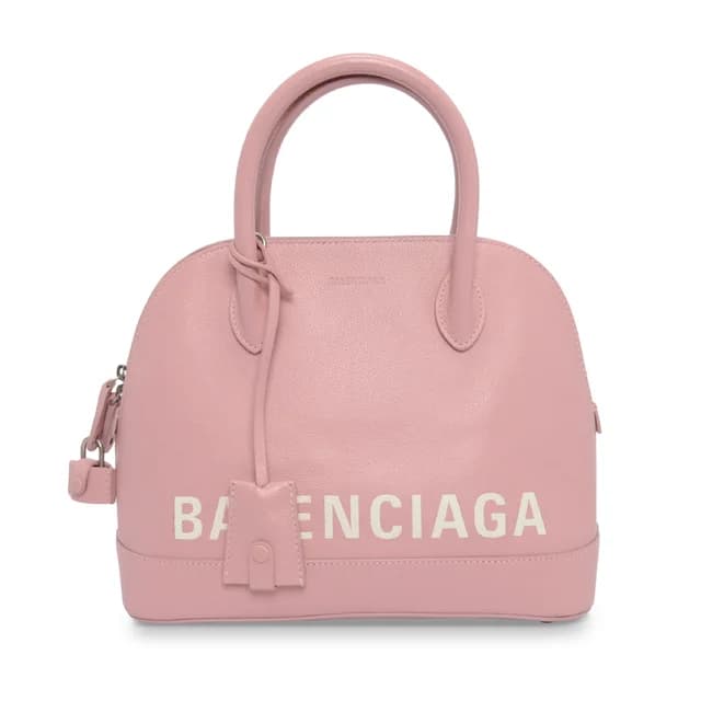 Balenciaga Grained Calfskin Small Ville Bag in Pale Pink Caviar leather from Blue Spinach, photo 1 of 1