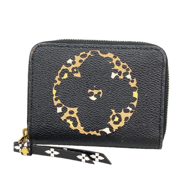 Louis Vuitton Coin Purse Monogram Jungle Zippy Black Brown in Black from The Reluxe, photo 1 of 1