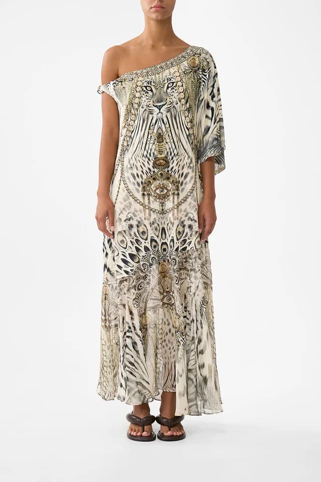 Camilla eBoutique TWISTED ONE SHOULDER DRESS LADY LIONHEART, image 1 of 1 from CAMILLA
