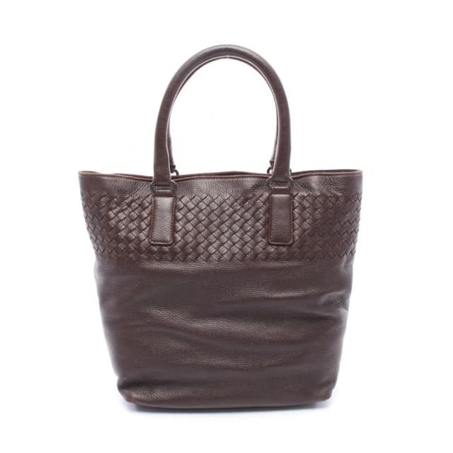 Bottega Veneta Tote Bag Intrecciato Dark Brown Leather in Brown Woven leather from The Reluxe, photo 1 of 1