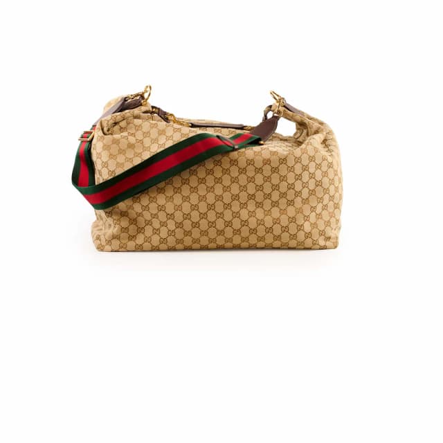 Gucci Large Brera Crossbody Bag Sand/Brown in Brown Canvas from The Purse Affair, photo 1 of 1